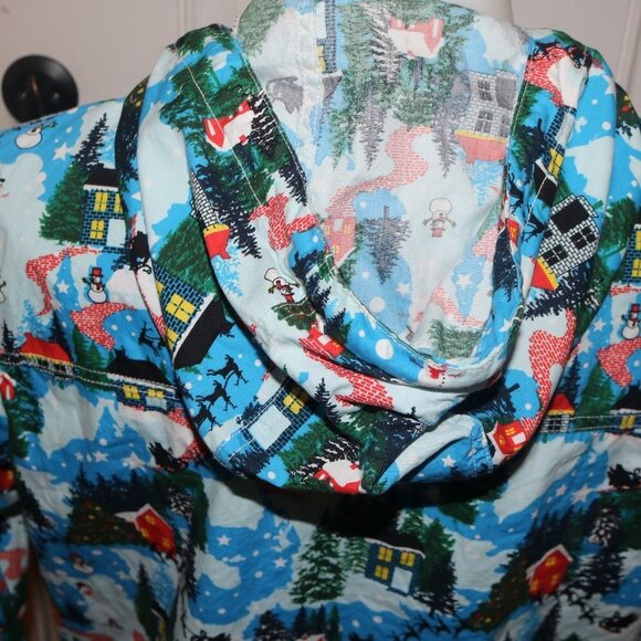 Denim & Flower Ricky Singh mens Christmas zipped light weight coat M/40 - Picture 6 of 9